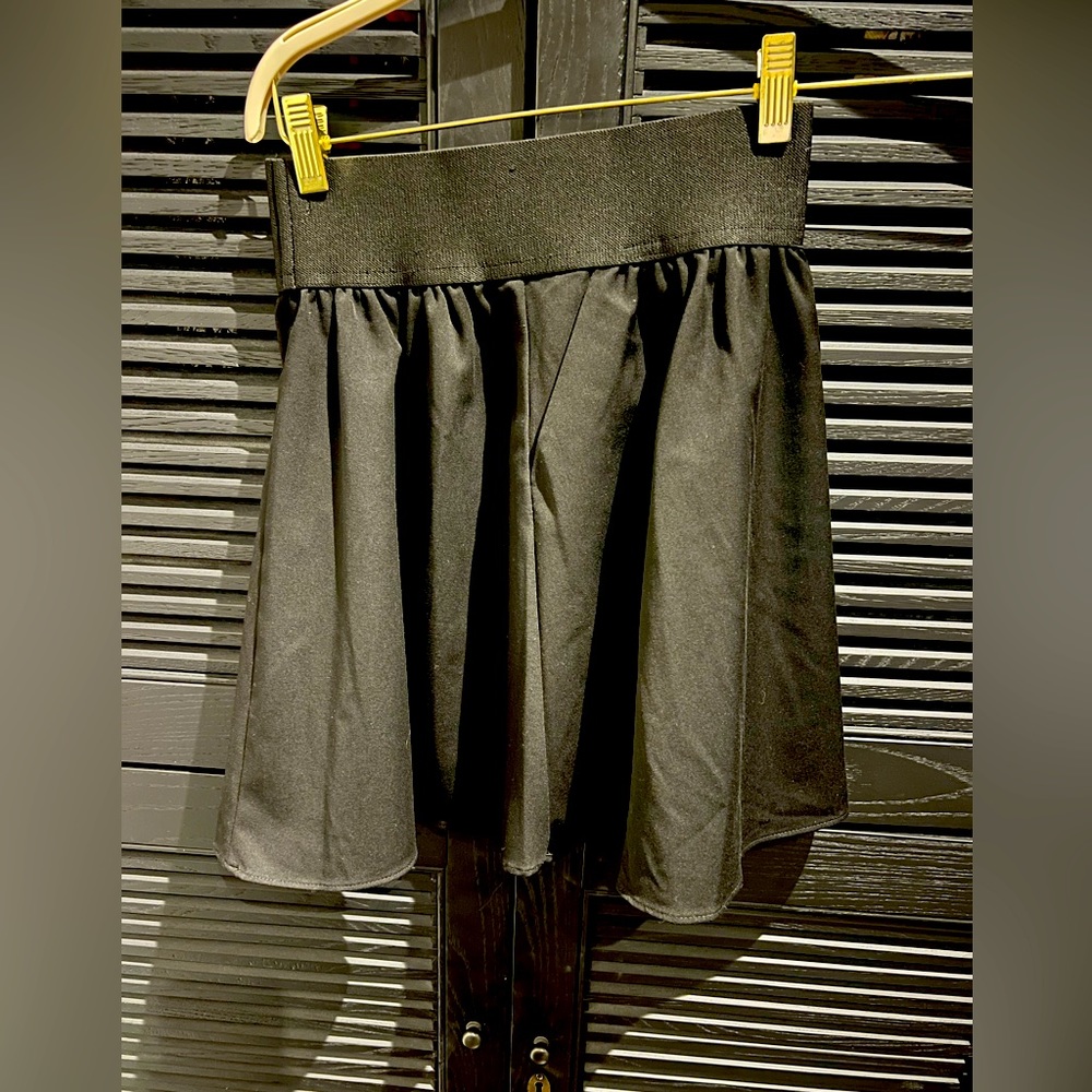High Rise Flare Skirt with Elastic Band